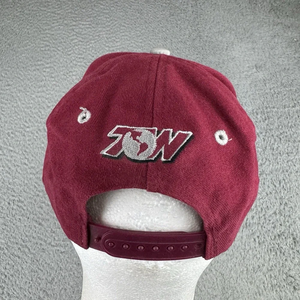 Vintage Alabama Crimson Tide Snapback Hat Maroon Embroidered Patch Logo TOTW